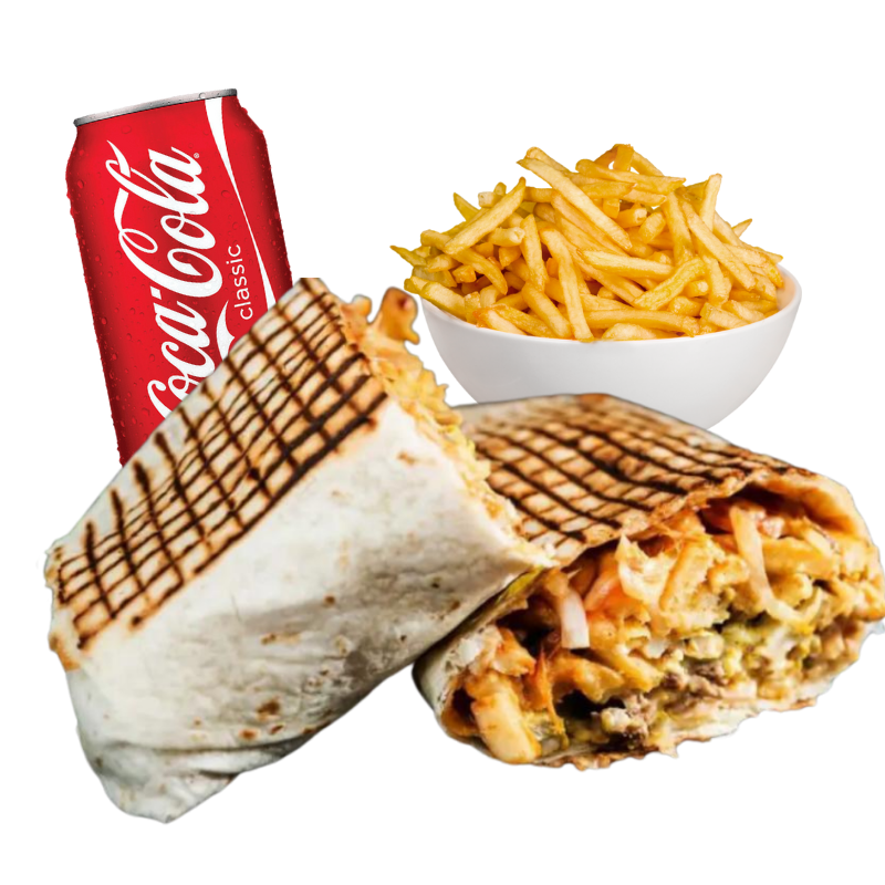 Menú Taco - Incluye patatas y cola. en XXL Kebab Rubí
