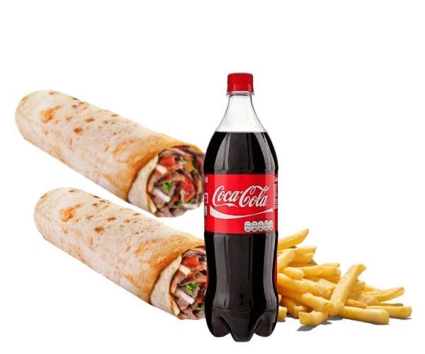 2 Dürüm Rollo - Con 1L de cola O patatas. en XXL Kebab Rubí