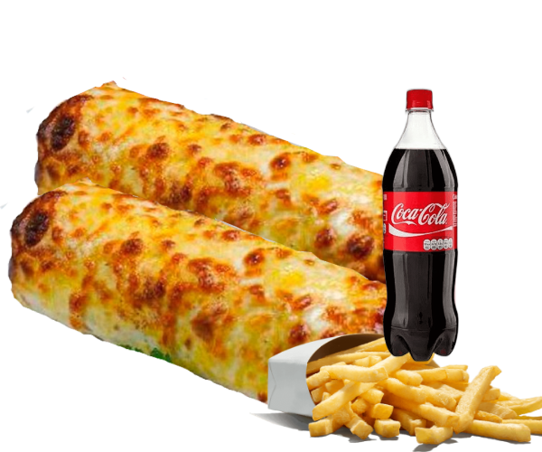 2 Dürüm al Horno - Con 1L de cola y patatas. en XXL Kebab Rubí